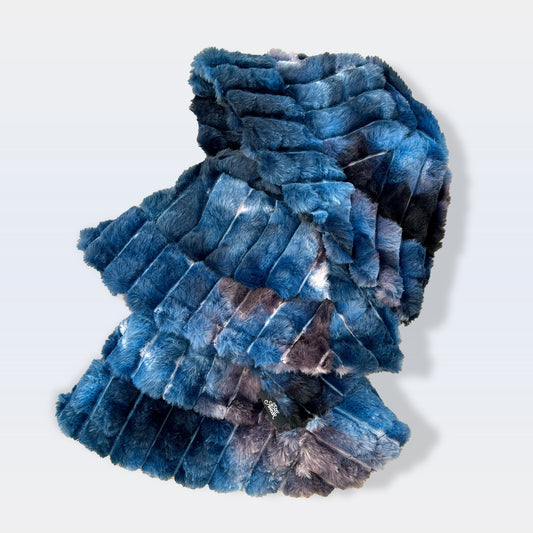 âConscious Thoughtsâ Marbled Faux Fur Bucket Hat