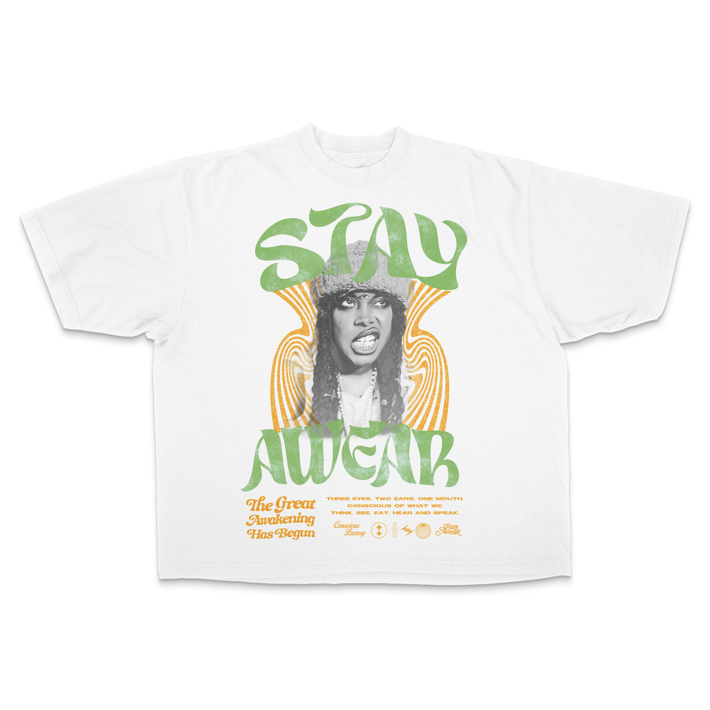 "All Eyes Awear" Erykah Badu Oversized Tee