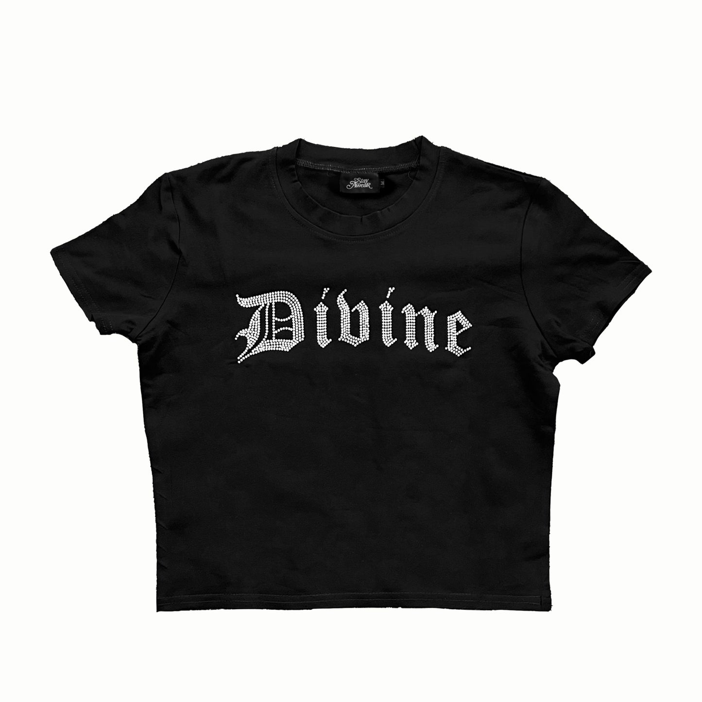 "Divine Feminine" Baby Crop Tee