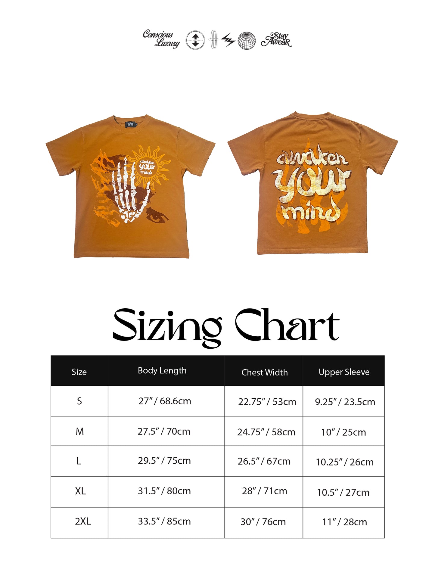 "Awaken Your Mind" Oversized Tee