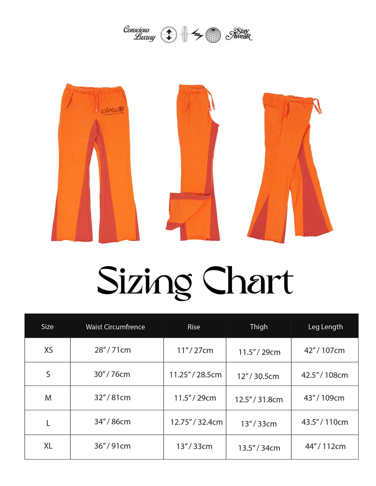 "Always Awear" French Terry Flare Sweatpants