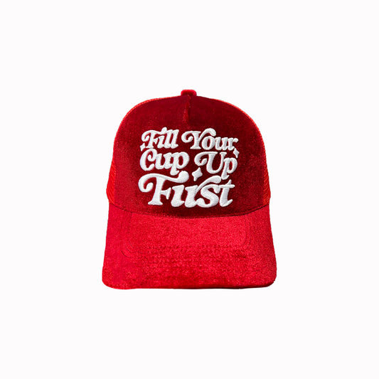 CSL Red Velvet Trucker Hat